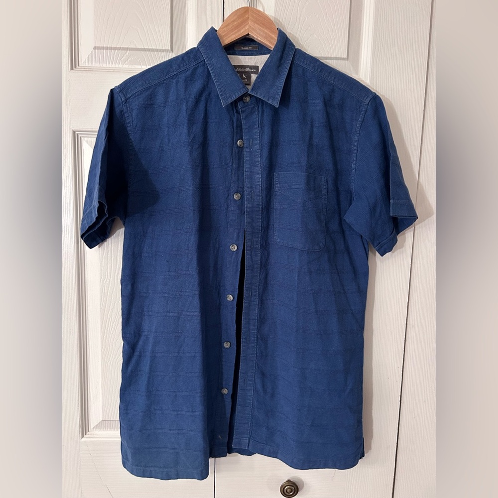 Tommy Bahama Deep Blue Casual Button Down Shirt